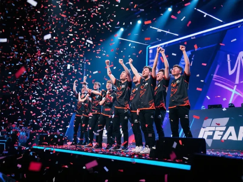 英雄联盟电竞赛事现场