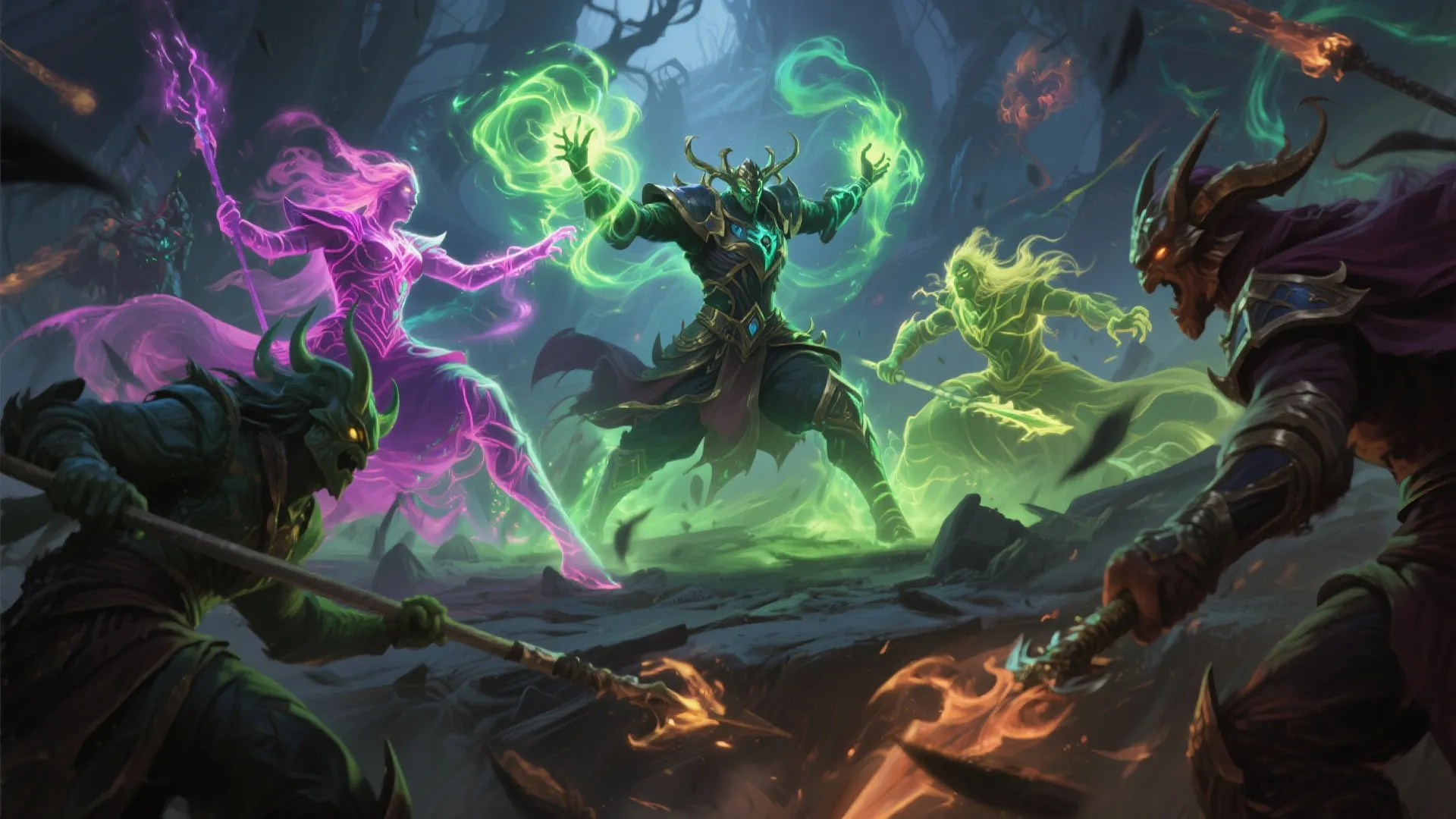 英雄联盟战斗场景